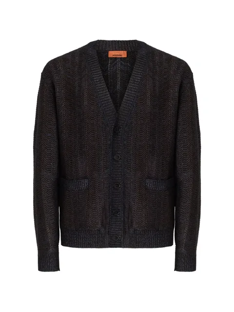 V-neck cardigan