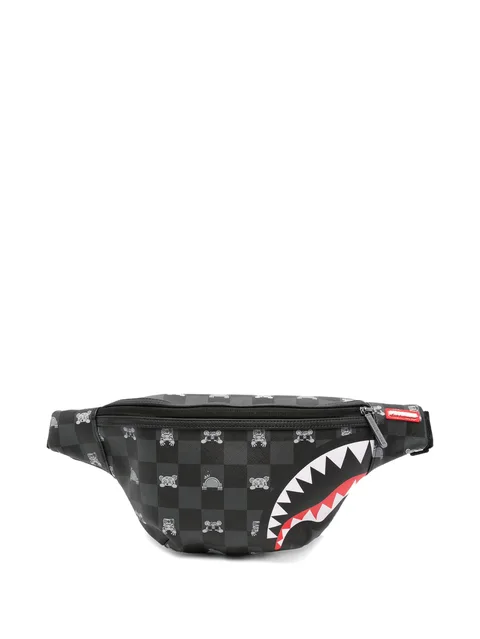 поясная сумка Shark Mouth в клетку