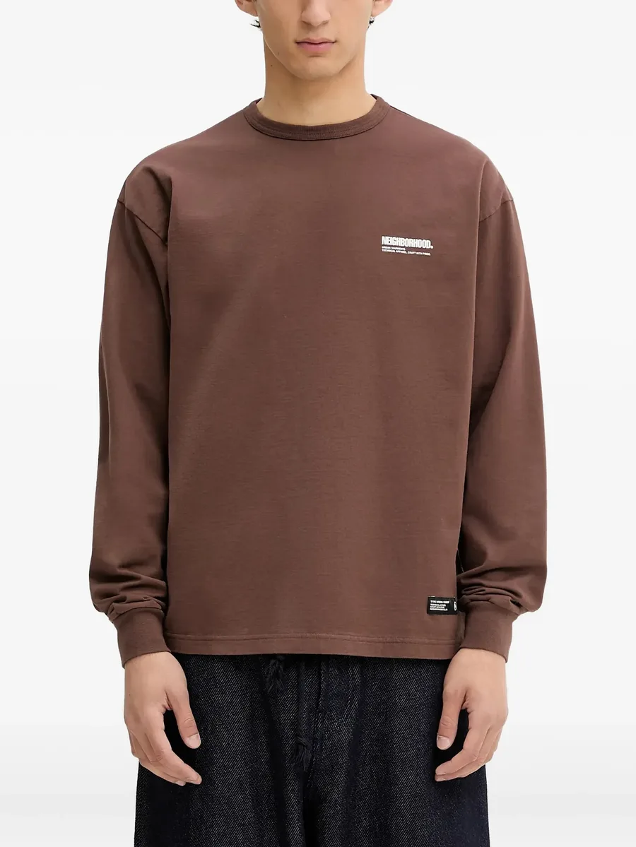 logo-print long-sleeve sweatshirt 2