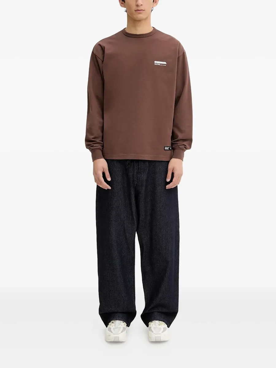 logo-print long-sleeve sweatshirt 3