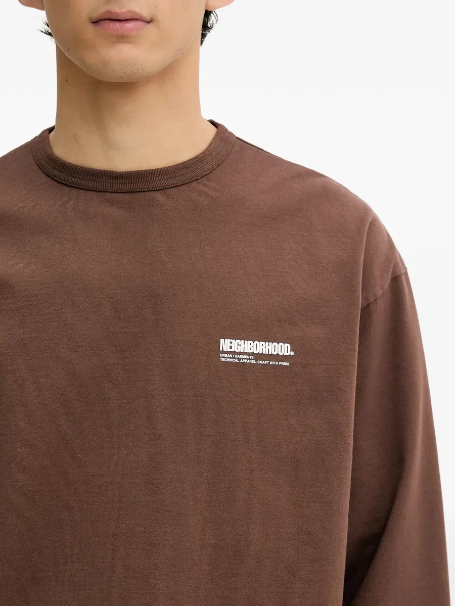 logo-print long-sleeve sweatshirt 9