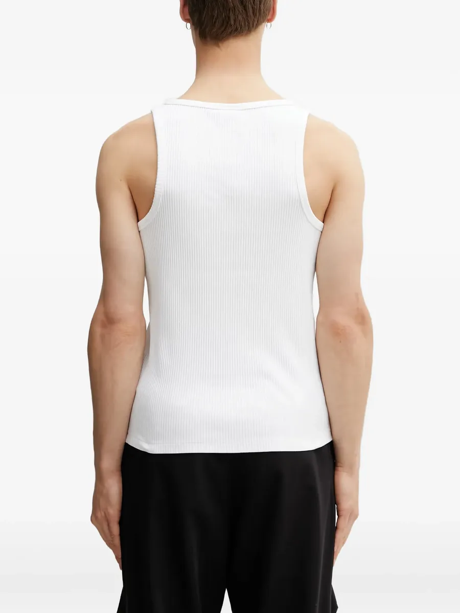 ribbed-knit logo-embroidered vest 5