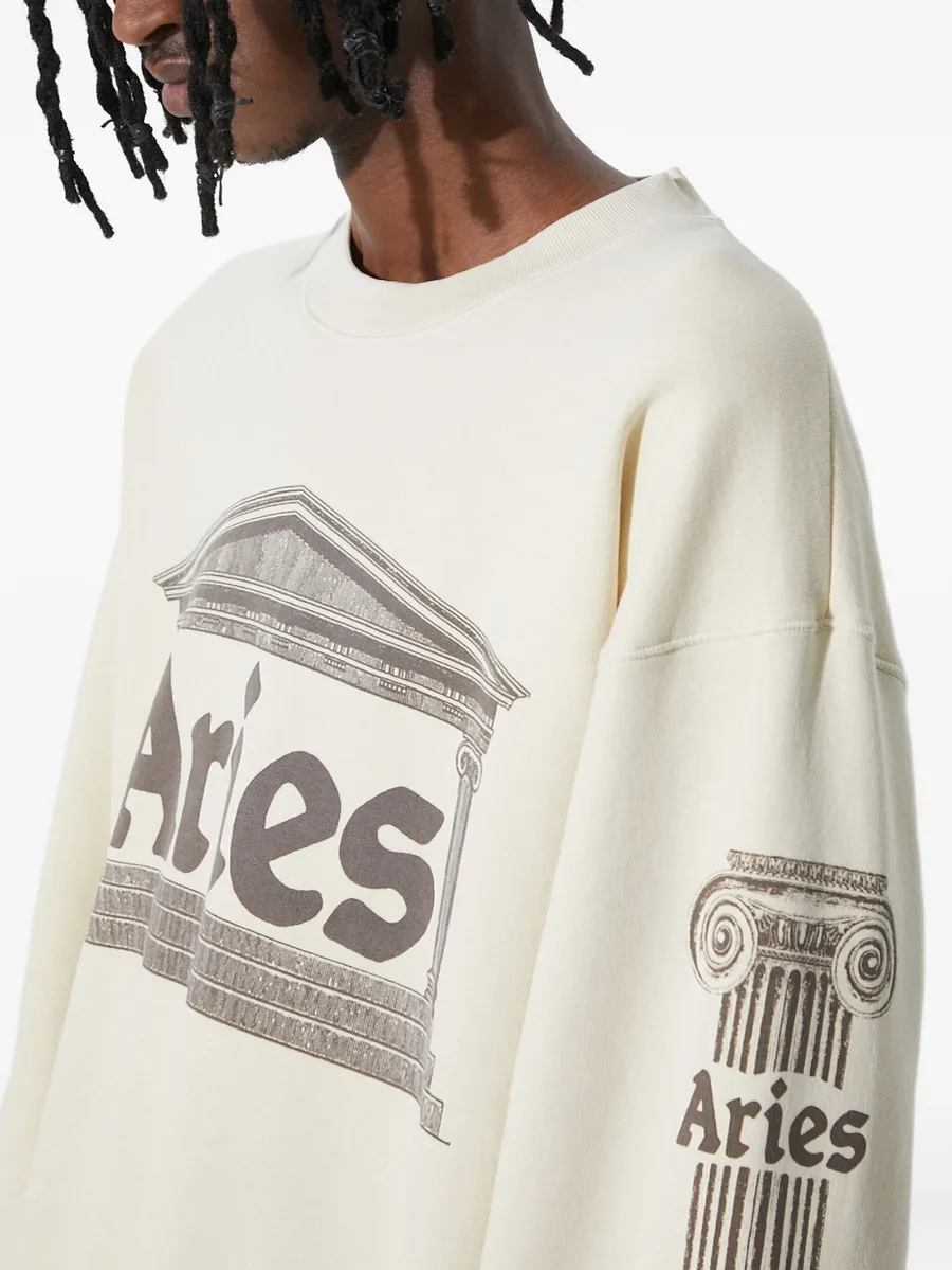 temple-print sweatshirt 8
