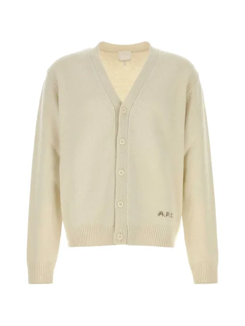 Kevin logo-embroidered cardigan