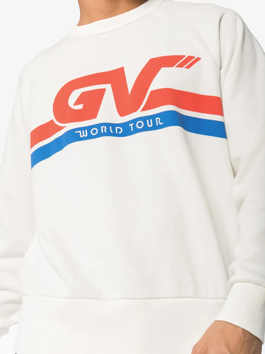 Motorcross print cotton sweatshirt 10
