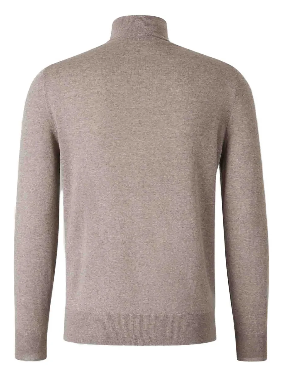 high-neck zip-front cardigan 4