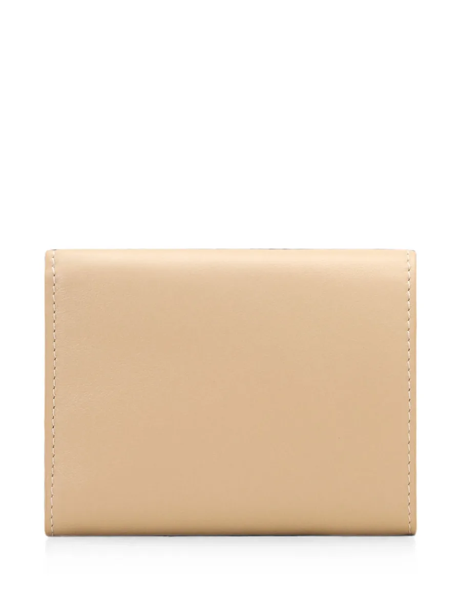 cowhide-leather tri-fold wallet with Ami de Coeur 4