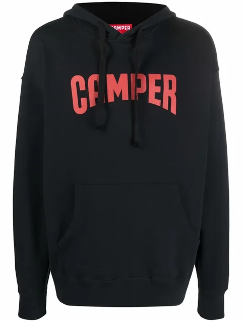 logo-print pullover hoodie