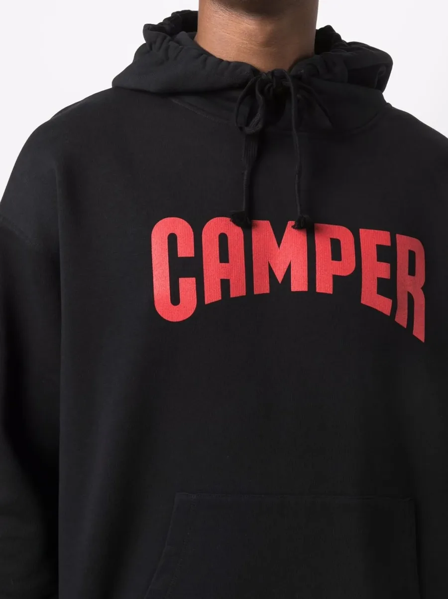 logo-print pullover hoodie 11