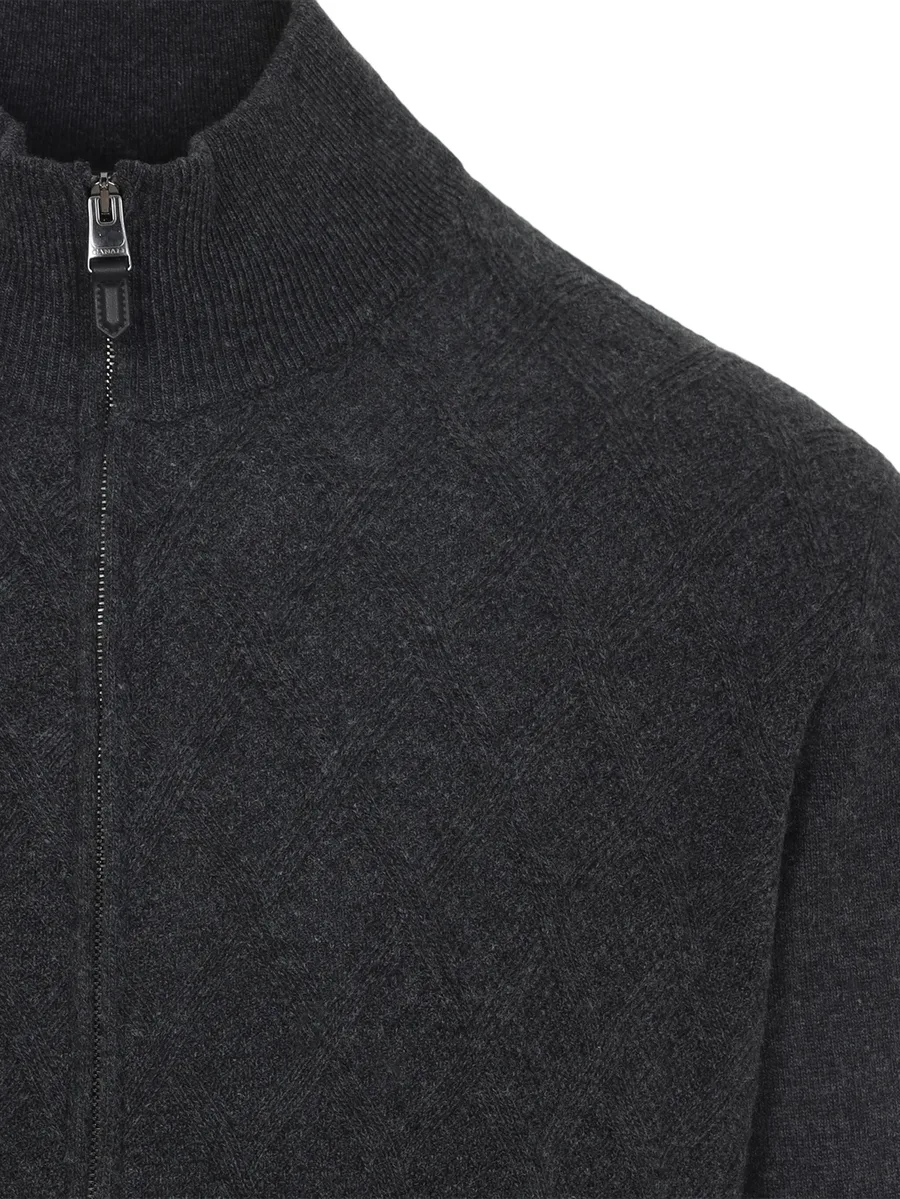 zip-fastening cardigan 6
