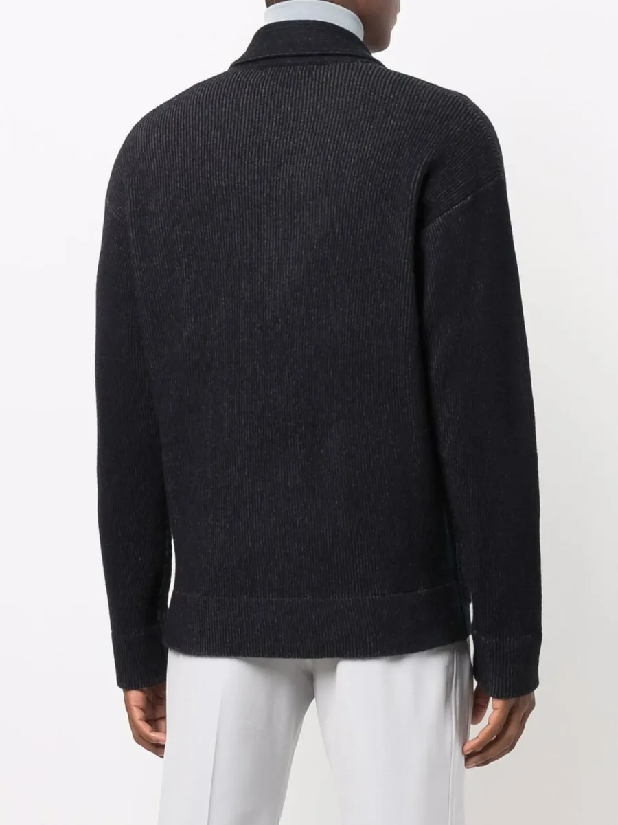 ribbed-knit cardigan 6