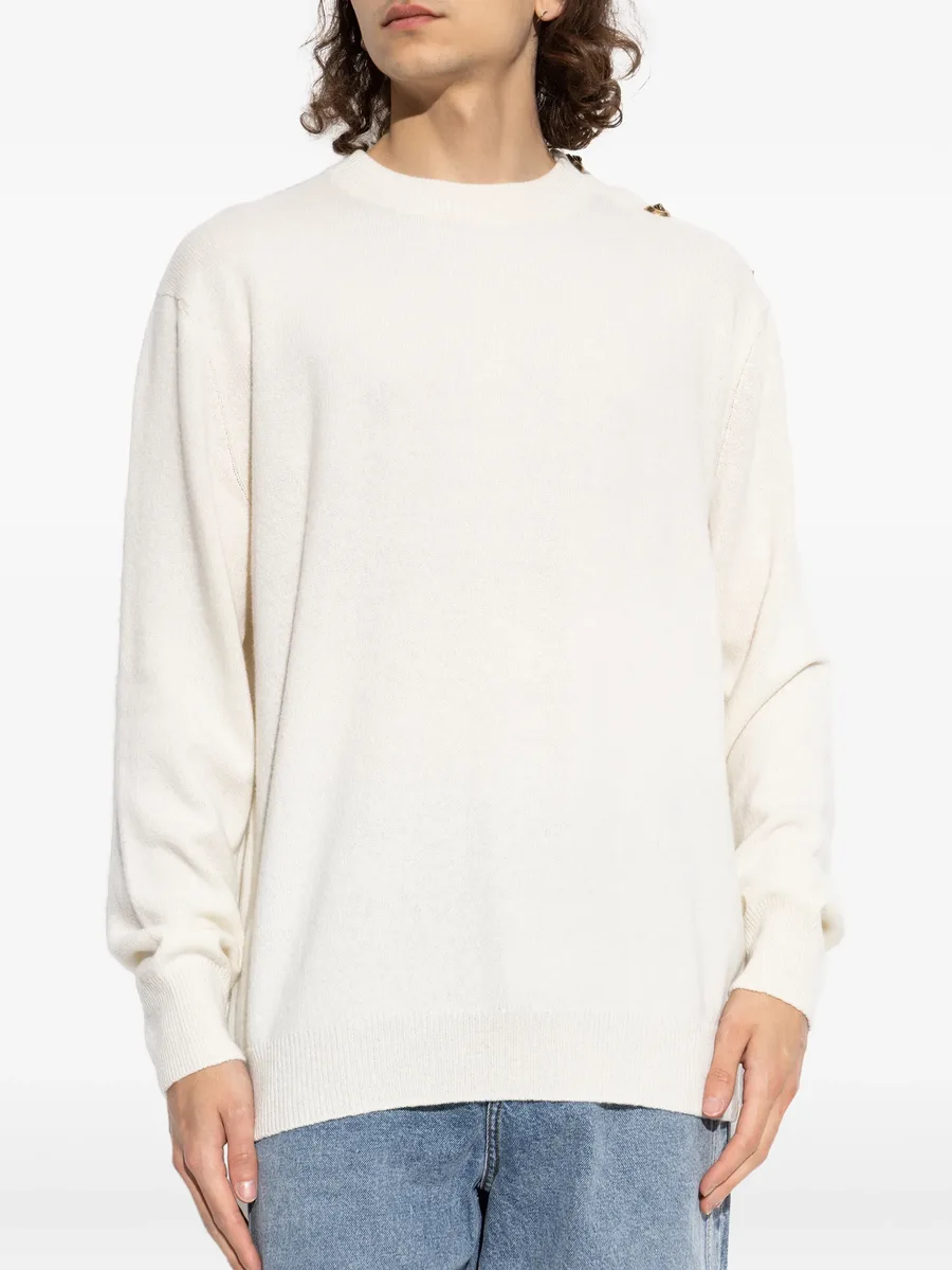 button-detail long-sleeve sweater 6