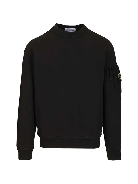 sleeve-pocket sweatshirt