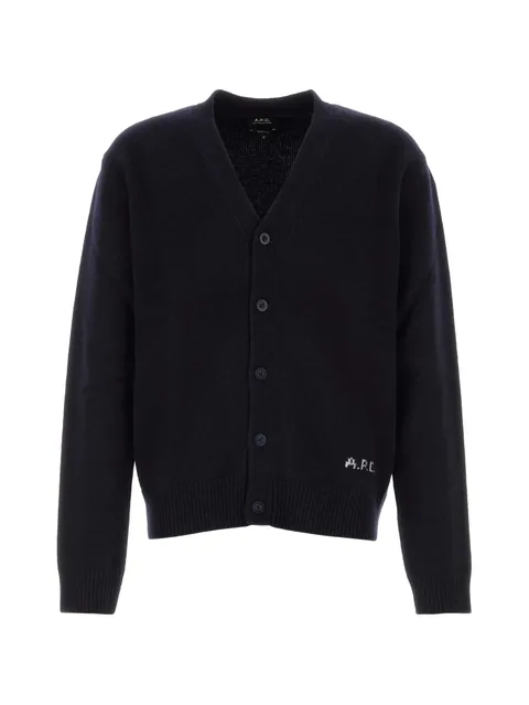 Kevin logo-embroidered cardigan
