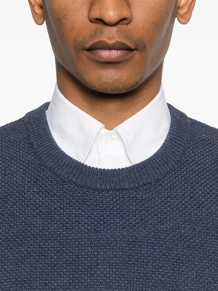 striped crew-neck sweater 9