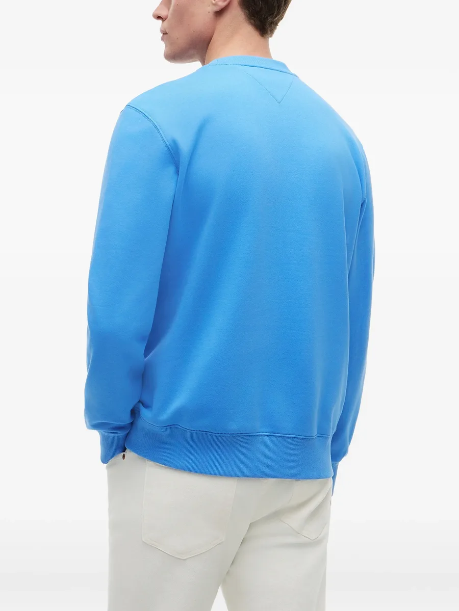 logo-embroidered crew-neck sweater 8