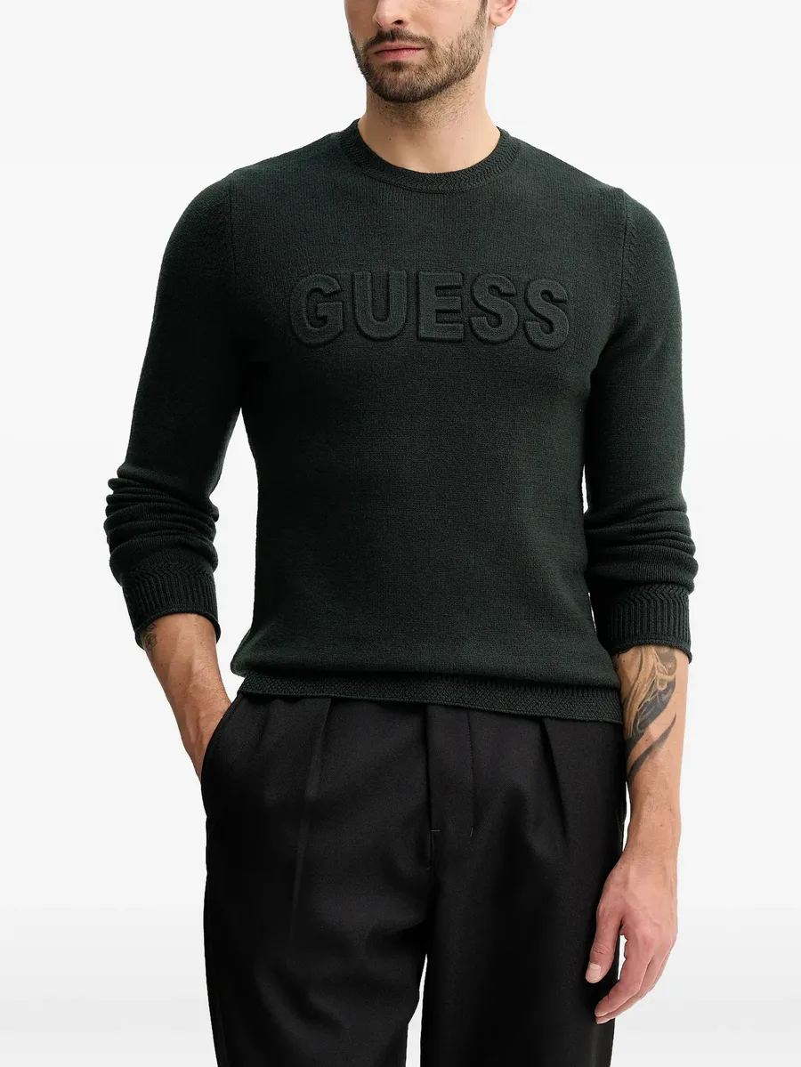 logo crew-neck sweater 2