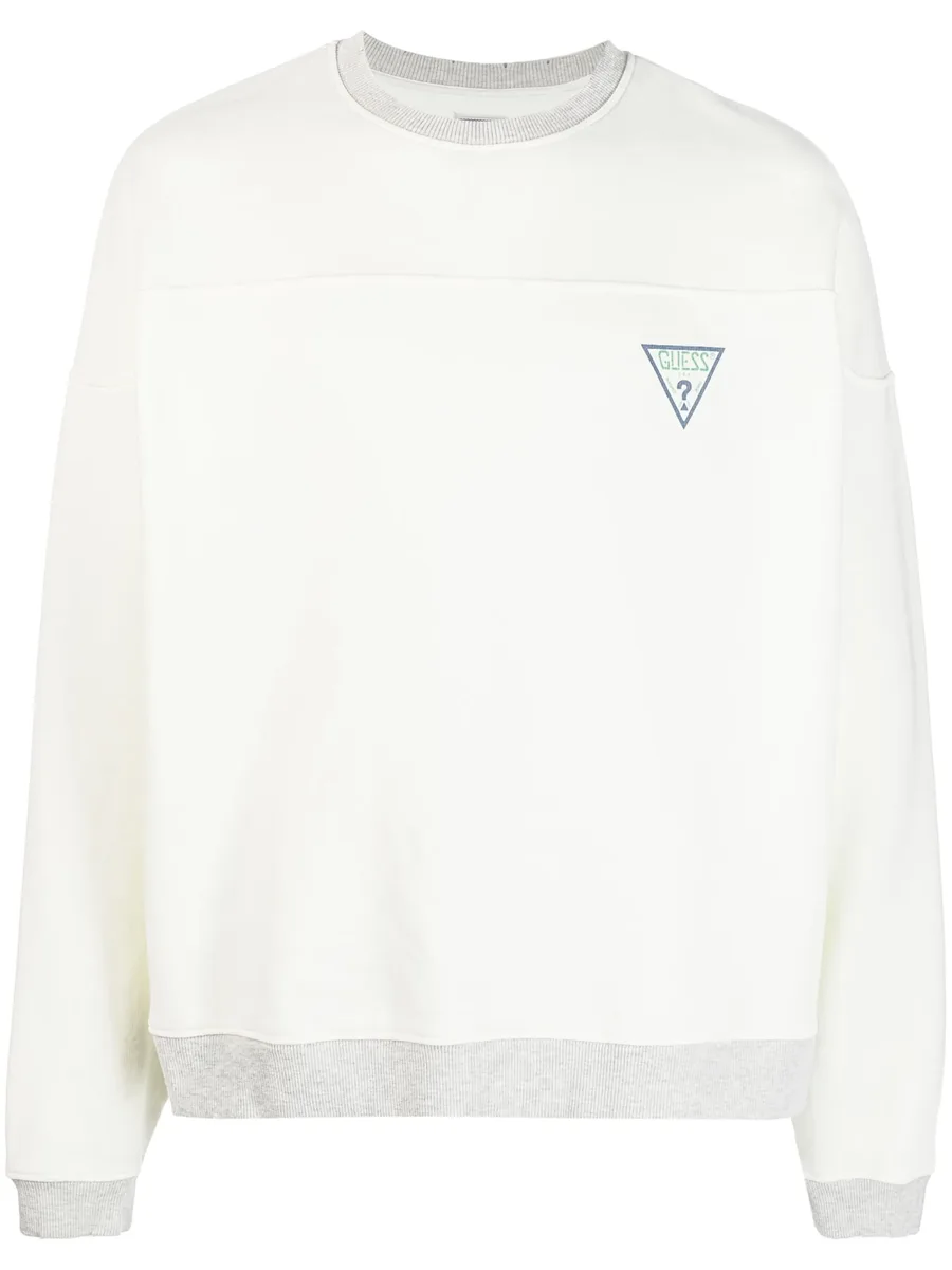 logo-print jersey sweatshirt 2