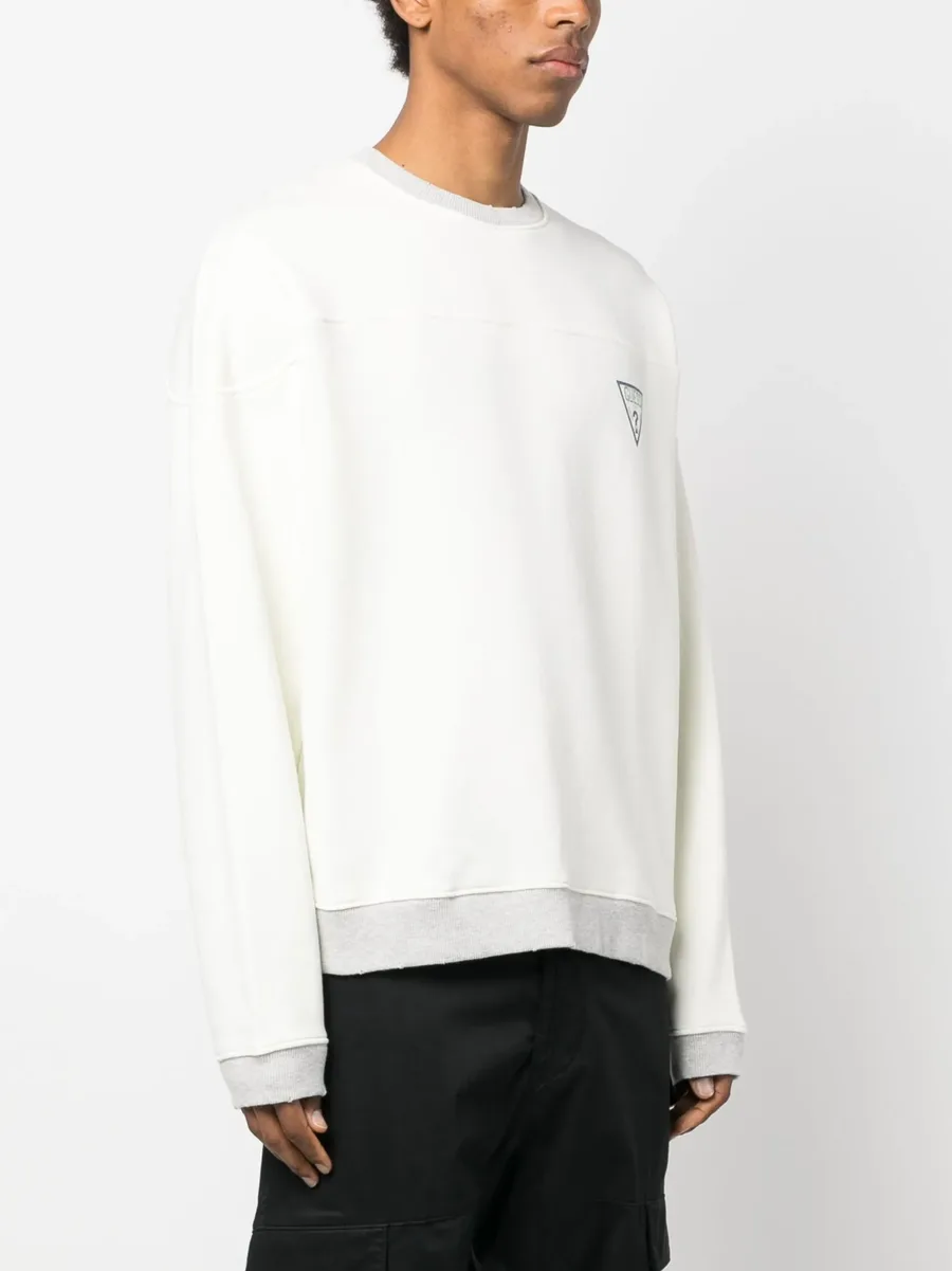 logo-print jersey sweatshirt 7