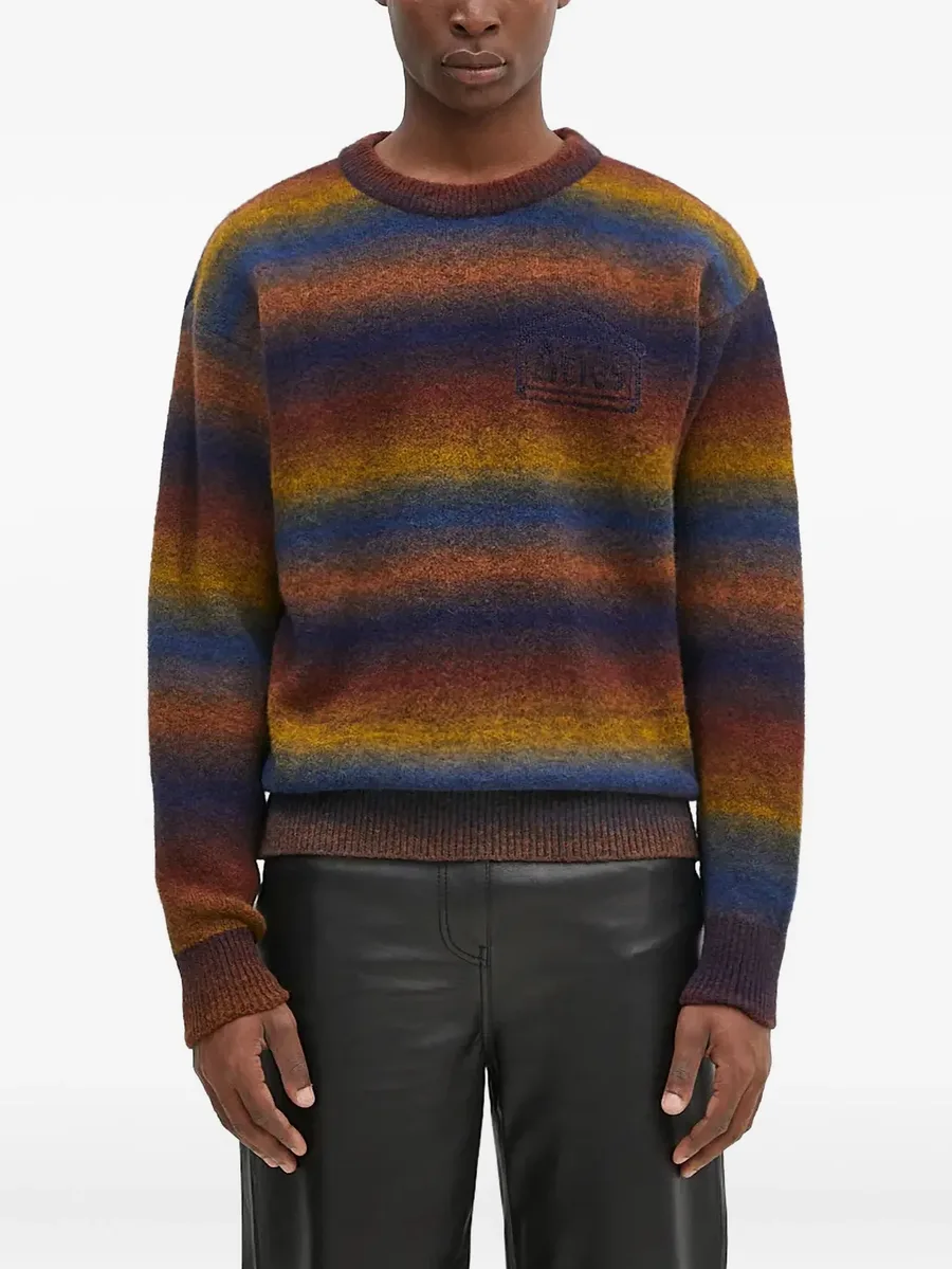 Boucle Space Dye knit sweater 2