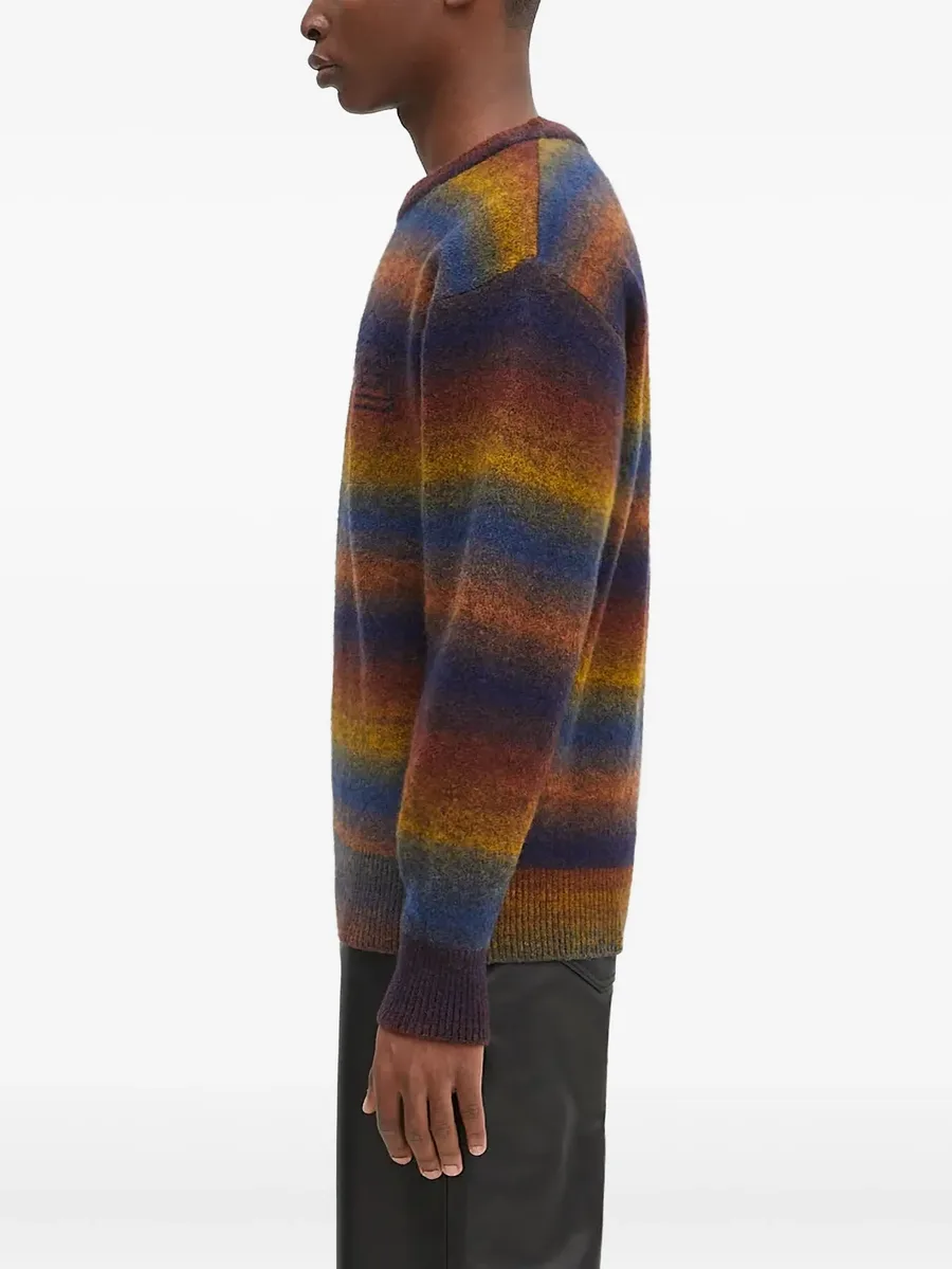 Boucle Space Dye knit sweater 5