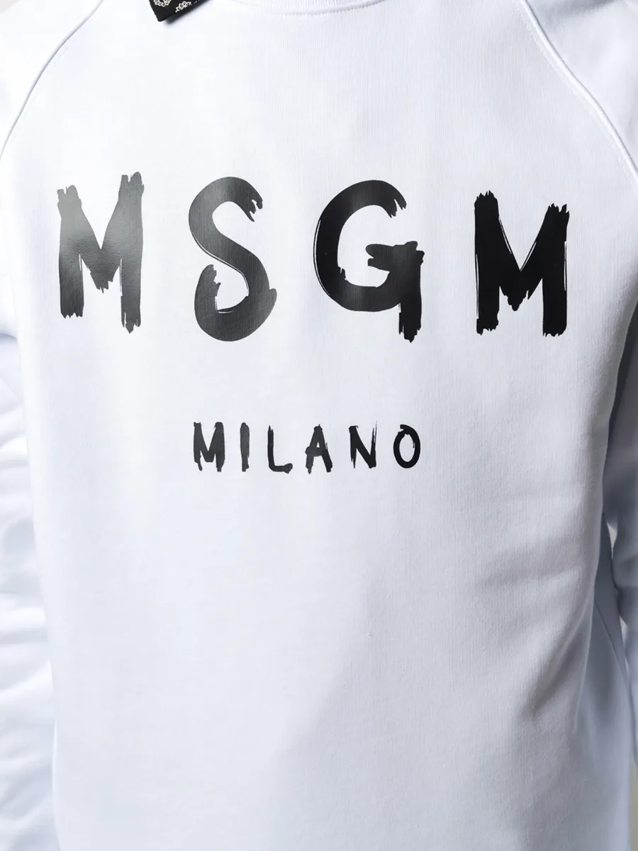 printed logo sweatshirt 10