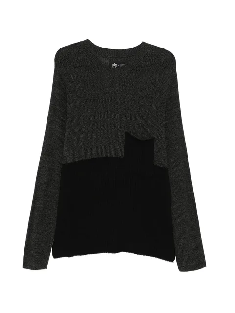 colour-block sweater