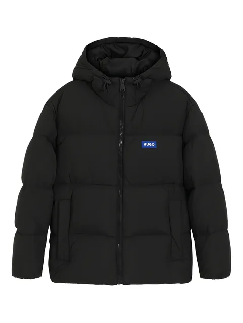 hooded padded coat