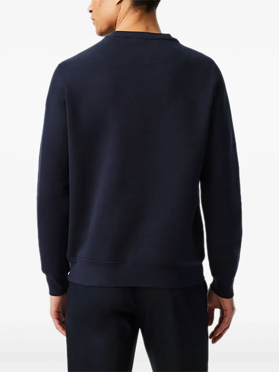 embossed-logo crew-neck sweatshirt 8