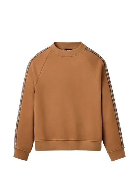 Tasman crew-neck trimmed sweatshirt