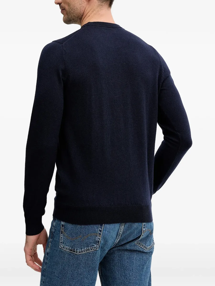 logo crew-neck knitwear 6