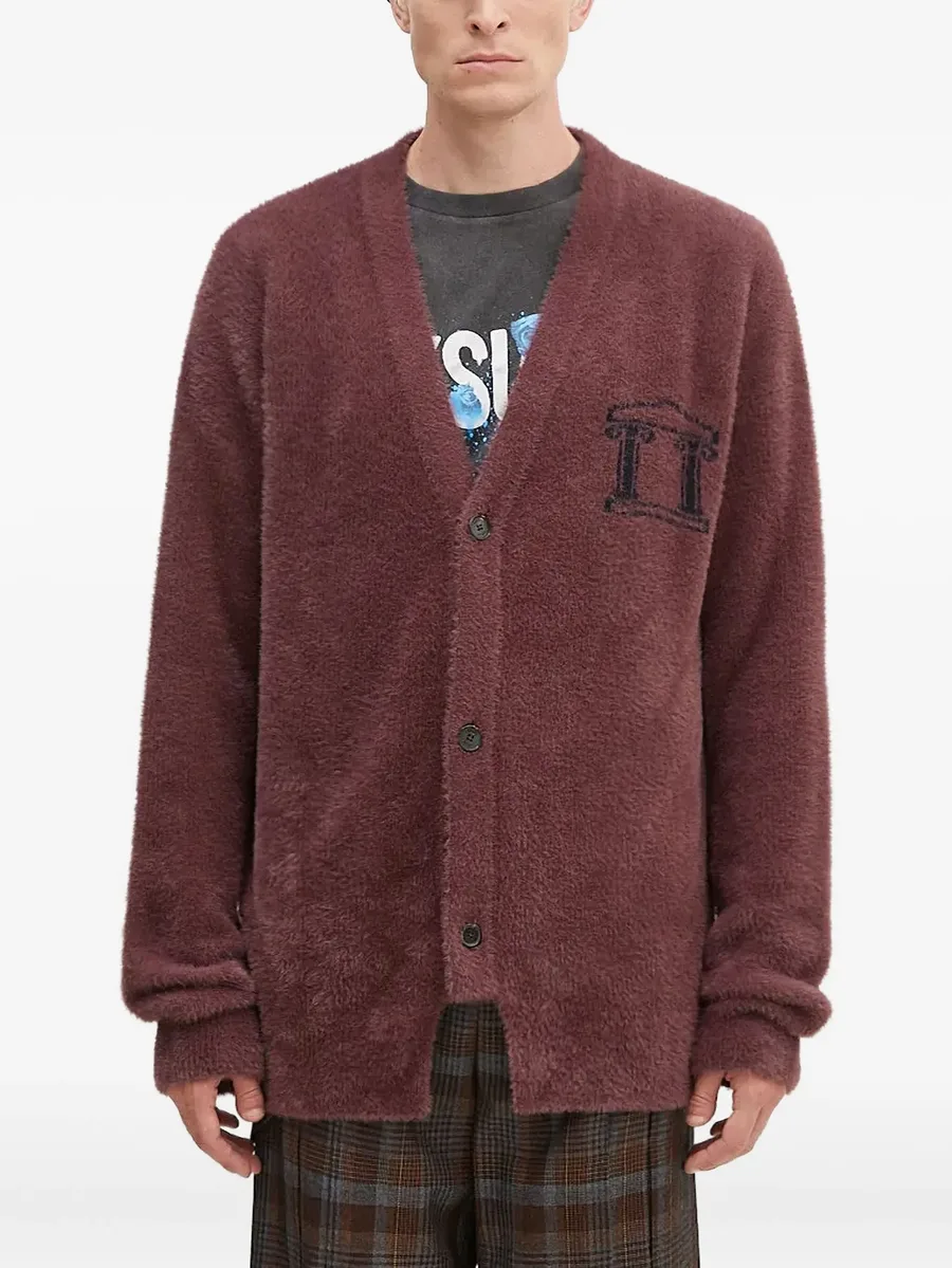 chenille-knit cardigan 2