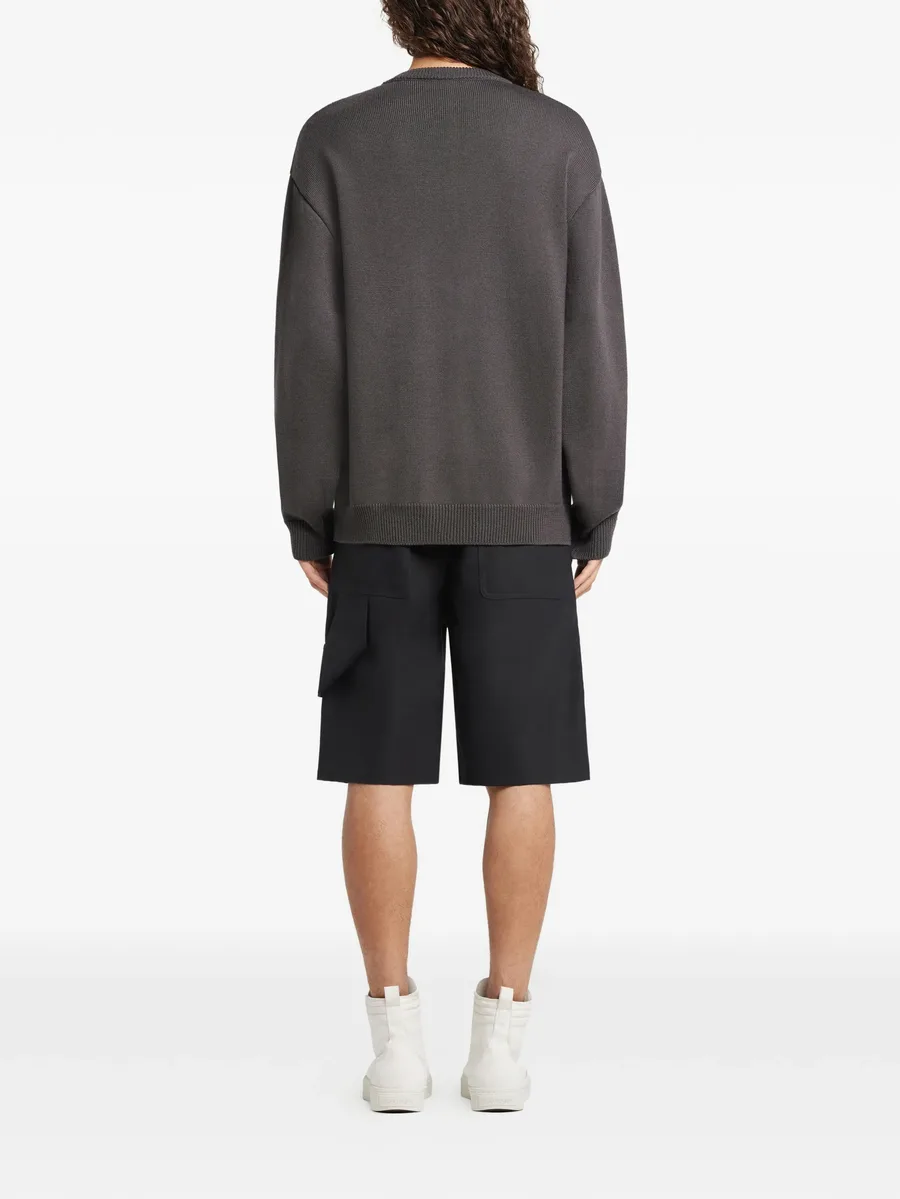 chest-pocket crew-neck sweater 7