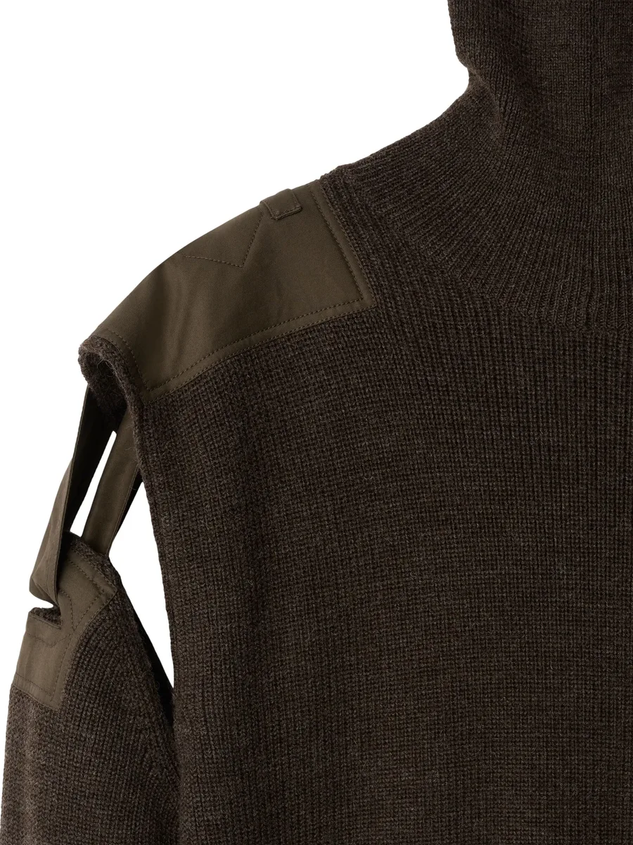 detachable-sleeve wool jumper 12