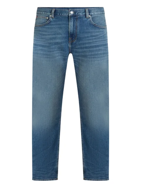 belt-loops straight jeans