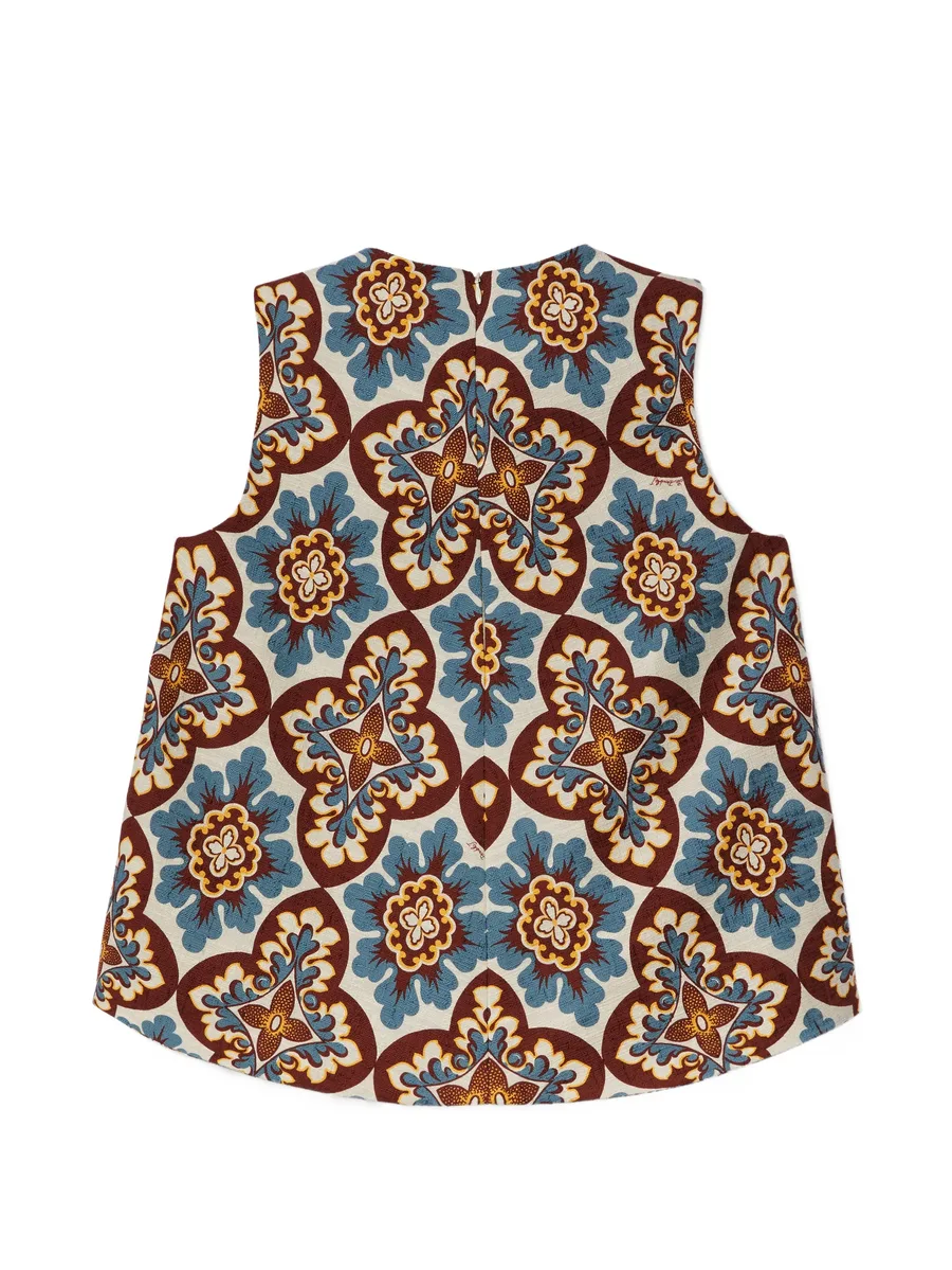 топ Palazzo из смесового хлопка 9