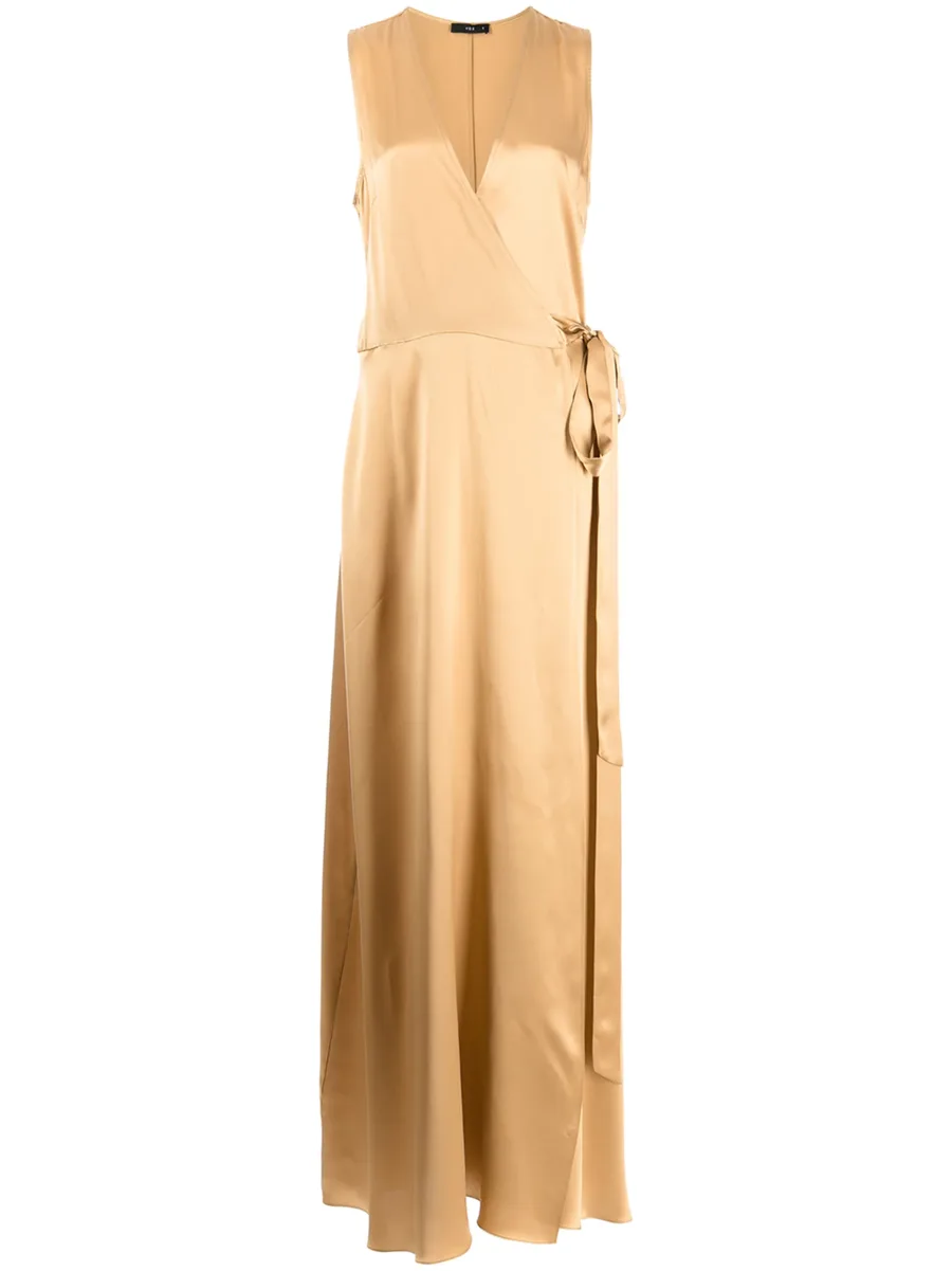 silk maxi wrap dress 2