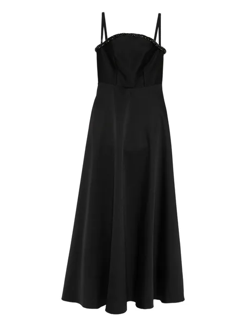 crystal-embellishment maxi dress