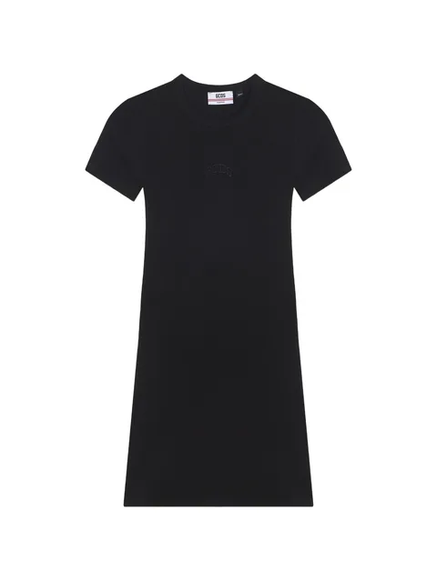 ribbed A-line dress