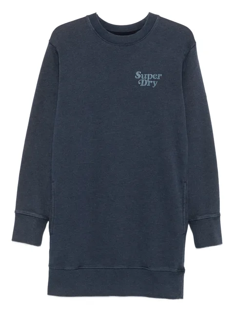 logo-print sweatshirt dress