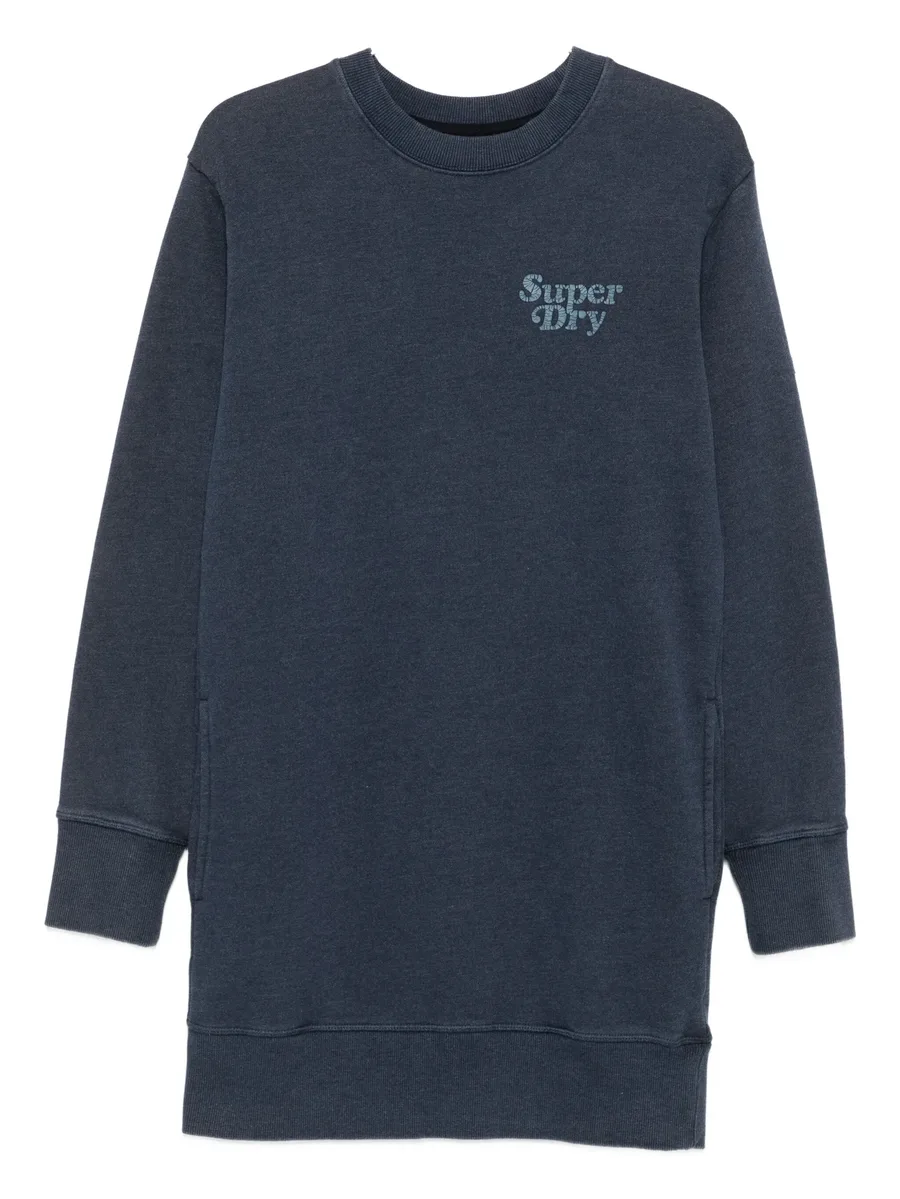 logo-print sweatshirt dress 2