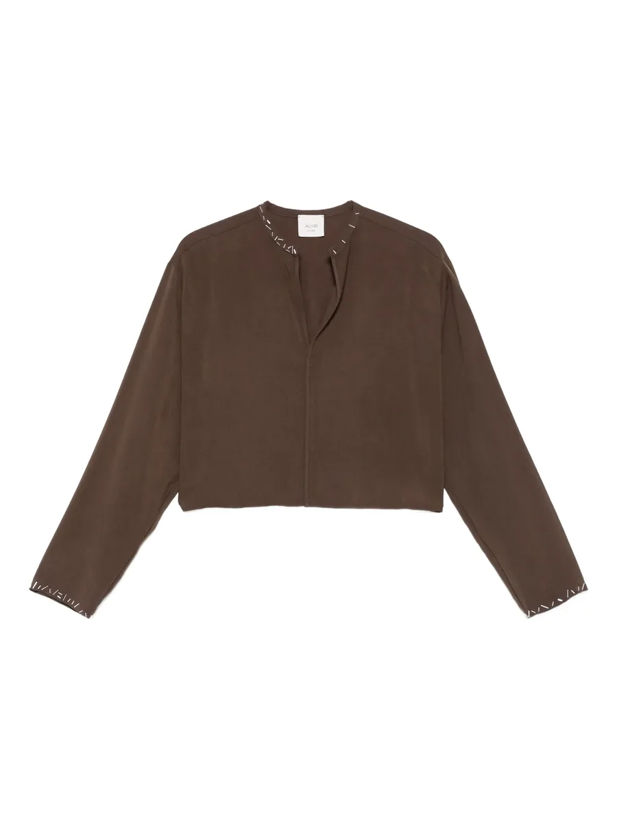 embellished-trim top 2