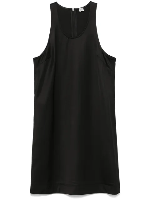 scoop-neck mini dress
