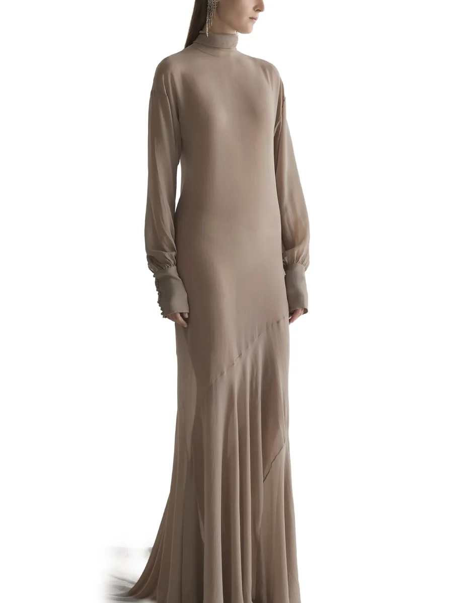 turtleneck gown dress 4