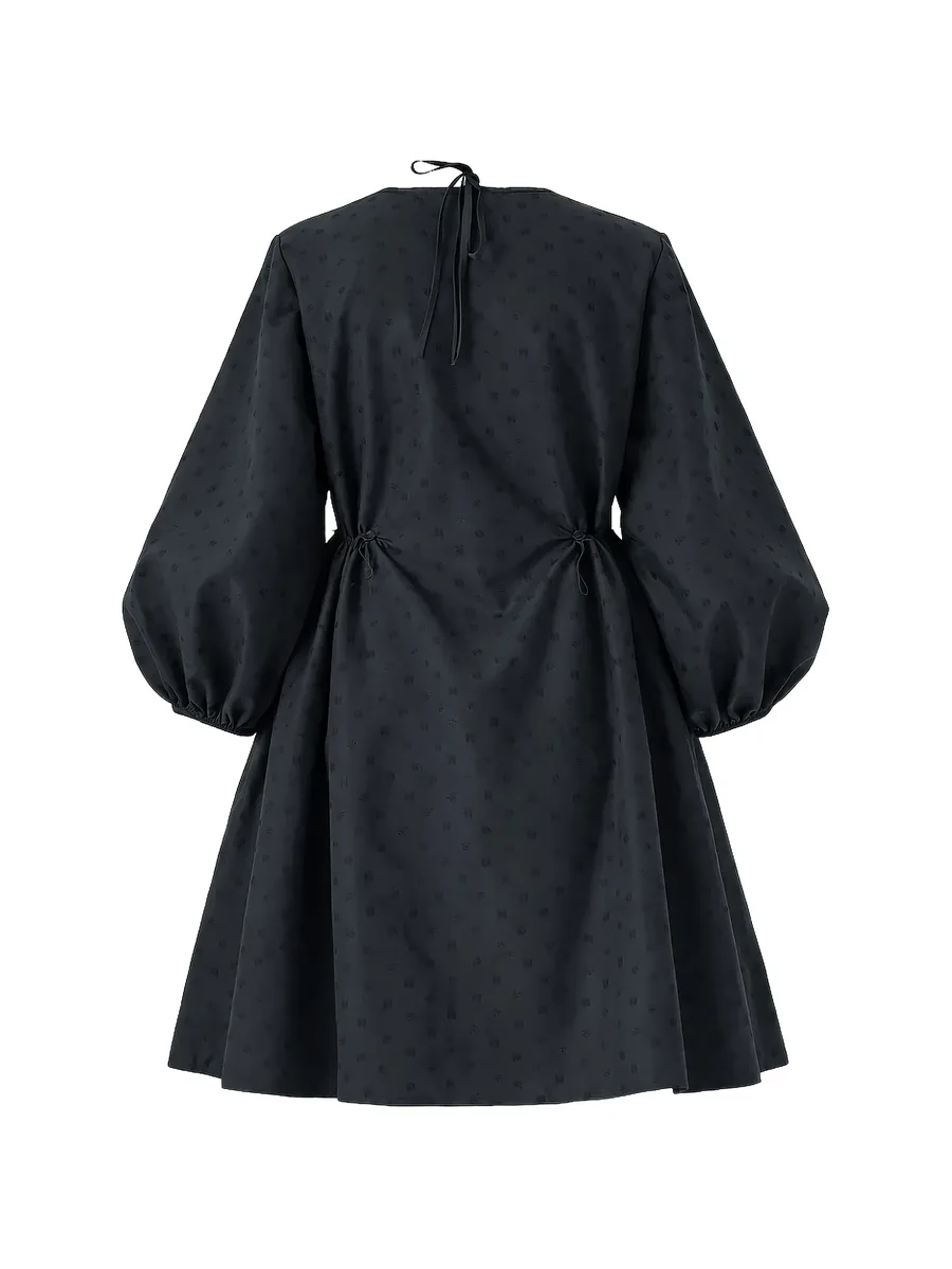 Iris jacquard dress 4