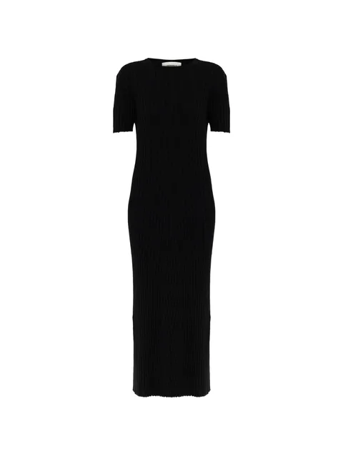 Isabela ribbed midi dress