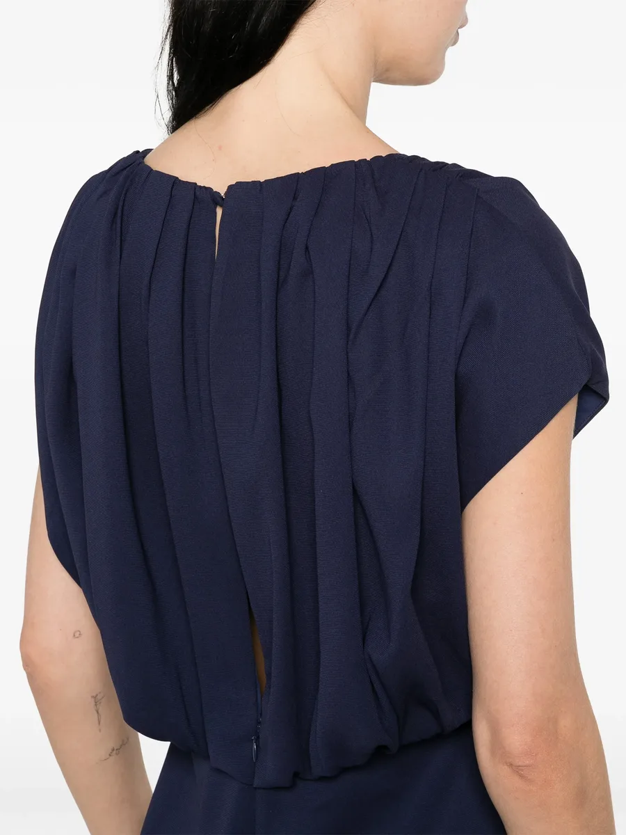 char gathered maxi dress 9