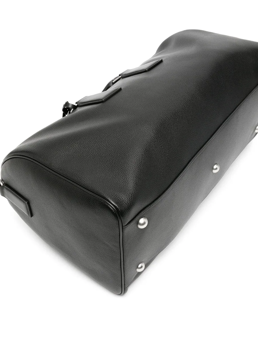 metallic-logo luggage bag 3