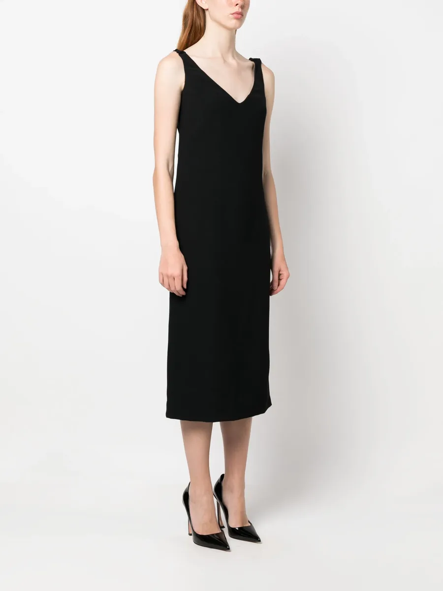 ruched-strap midi dress 5