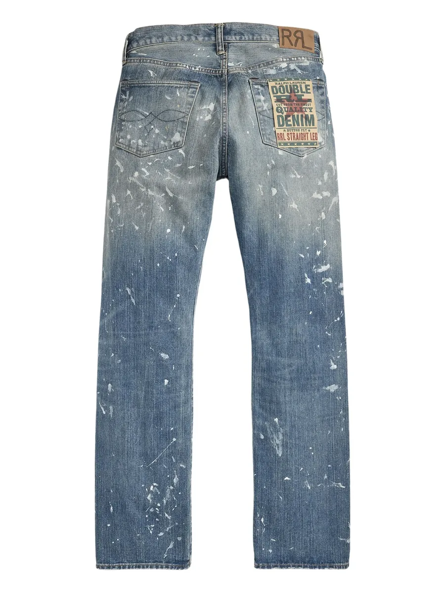 джинсы с эффектом разбрызганной краски 3